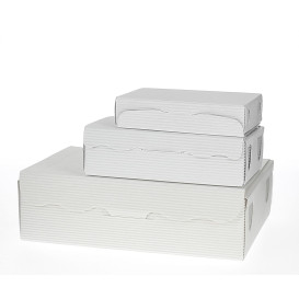 Scatola per Dolci e Praline Bianco 11x6,5x2,5cm 100g (1000 Pezzi)