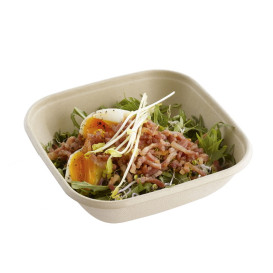 Ciotola Canna da Zucchero 750ml 170x170x50mm (50 Pezzi)