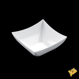 Ciotola Degustazione Square Bianco 90 ml (500 Pezzi)