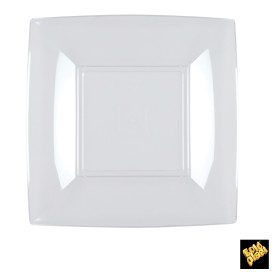 Piatto Plastica Piano Trasp. Nice PS 180mm (25 Pezzi)