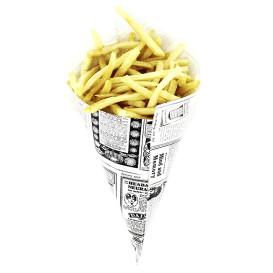 Cono di Carta Greaseproof Parchment 420mm 600g (1.000 Pezzi)