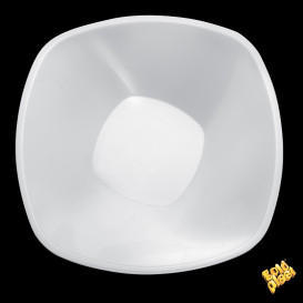 Ciotola Plastica PP Bianco "Square" 3000ml Ø27,7cm (30Pezzi)