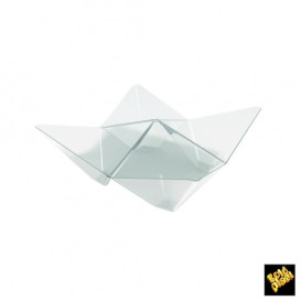 Ciotola Degustazione Origami PS Trasparente 103x103mm (25 Pezzi)