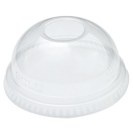 Coperchio Cupola con Foro PET Glas Ø7,8cm (100 Pezzi)