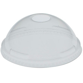 Coperchio Cupola con Foro PET Glas Ø10,7cm (25 Pezzi)