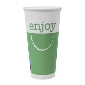 Bicchiere di Carta 22 Oz/ 680 ml "Enjoy" Ø9,0cm (50 Pezzi)