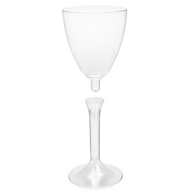 Calice Plastica Vino Gambo Transp. 180ml 2P (20 Pezzi)