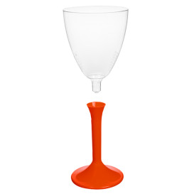 Calice Plastica Vino Gambo Red 180ml 2P (200 Pezzi)