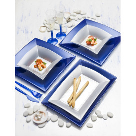 Piatto Plastica Fondo Grigio Nice PP 180mm (300 Pezzi)