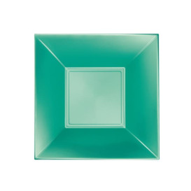 Piatto Plastica Fondo Verde Pearl Nice PP 180mm (300 Pezzi)
