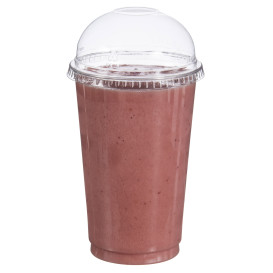 Coperchio Cupola con Foro PET Glas Ø9,2cm (100 Pezzi)