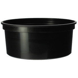 Coppette Plastico Nera 350ml  Ø11,5cm (50 Pezzi)