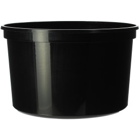 Coppette Plastico Nera 500ml  Ø11,5cm (50 Pezzi)