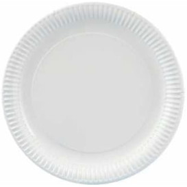 Piatto di Carta Tondo Bianco 380 mm (250 Pezzi)