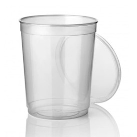 Contenitore trasparente in plastica 1000ml Ø11,5cm  (250 Pezzi)