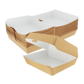 Scatola Kraft per Hamburger Gigante 23x17,5x8cm (175 Pezzi)