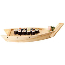 Barca per Sushi di Legno 44x13x11cm (1 Pezzi)