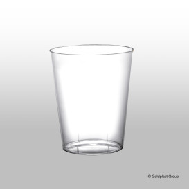 Bicchiere di Plastica Moon Transparent PS 320ml (20 Pezzi)