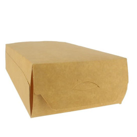 Contenitore Kraft Chiuso per Fritte (25 Pezzi)