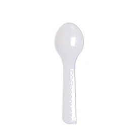 Cucchiaio per Gelato Compostabile CPLA Bianco 7,5 cm (200 Pezzi)