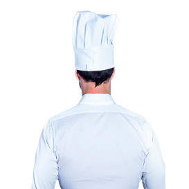 Cappello Cuoco Chef Cotone Bianco (1 Pezzi)