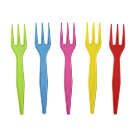 Forchettina Plastica patatine fritte 85mm 