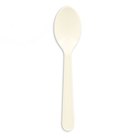 Cucchiaini in Amido di Mais CPLA Bianco 12,5 cm (1500 Pezzi)