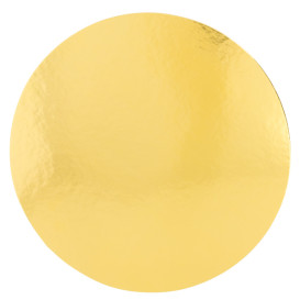 Disco di Carta Oro e Bianco 180 mm (1200 Pezzi)