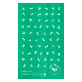 Sacchetto per escrementi per cani 100% bio 20x33cm (100 Pezzi)