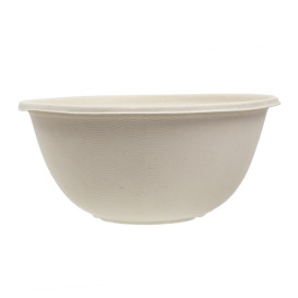 Ciotola di Canna da Zucchero "Buddha" 1000ml Ø17x8cm (300 Pezzi)