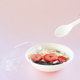 Ciotola Canna da Zucchero Bagassa Bianco 175ml (50 Pezzi)