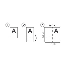 Tovagliolo di Carta Bianco 17x17cm (200 Pezzi)