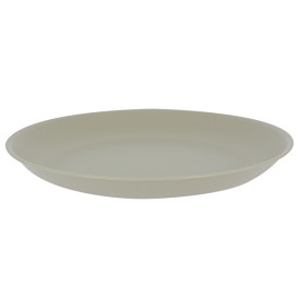 Piatto Riutilizzabile Premium PP Minerale Gringio Ø21cm (54 Pezzi)