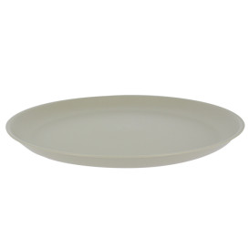 Piatto Riutilizzabile Premium PP Minerale Gringio Ø27,5cm (54 Pezzi)