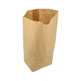 Sacchetto di carta con Base Esagonale Kraft 17x22cm (50 Pezzi)