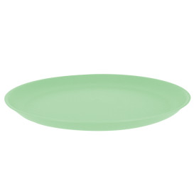 Piatto Riutilizzabile Durable PP Minerale Verde Ø27,5cm (54 Pezzi)