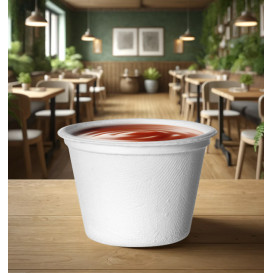 Coppetta Canna Zucchero Bagassa Bianco 120ml (50 Pezzi)