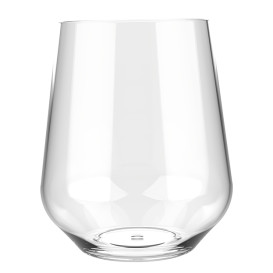 Bicchiere di Plastica Transparente Tritan "Elegance" 390ml (6 Pezzi)
