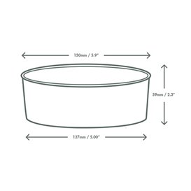 Contenitori MenuBox di Cartone Kraft 20x20x8,5cm (110 Pezzi)