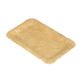 Vassoio di Carta Kraft "Flower" 12x19cm 295g/m² (750 Pezzi)