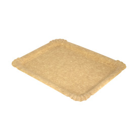 Vassoio di Carta Kraft "Flower" 18x24cm 345g/m² (750 Pezzi)