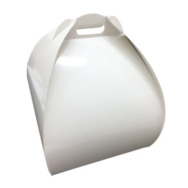 Scatola di Carta Bianco per Torte Alte 25x25x32cm (25 Pezzi)