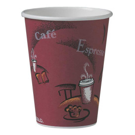 Bicchiere di Carta 12Oz/360 ml "Bistro" Ø8,9cm (50 Pezzi)