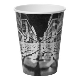 Bicchiere di Carta 12 Oz/360ml "Parisian" Ø8,9cm (50 Pezzi)