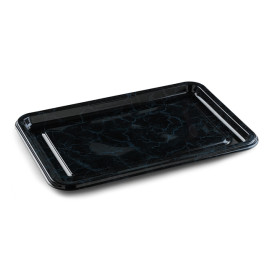 Vassoio Plastica Rettangolare Marmo 35X24 cm (5 Pezzi)