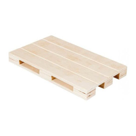 Vassoio Mini Pallet di Legno 30x20x2cm (20 Pezzi)