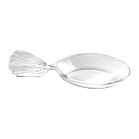 Mini Cucchiaio Degustazione Single-Dose Fish Trasp. 120 mm (30 Pezzi)