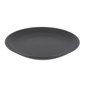 Piatto Riutilizzabile Durable PP Minerale Antracite Ø23,5cm (54 Pezzi)