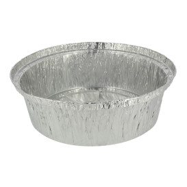 Contenitore in Alluminio 1400ml Circolari per Pollo (125 Pezzi)