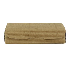 Scatola per Dolci e Praline Kraft 11x6,5x2,5cm 100g (100 Pezzi)